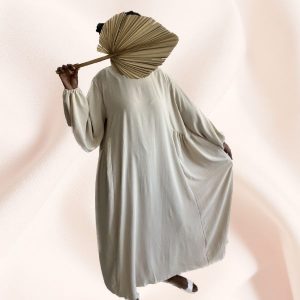 Abaya Bilkis Couleur Écru