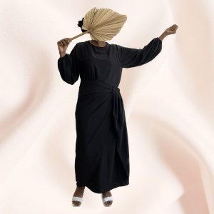 Abaya Sabr Couleur Noir
