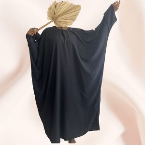Abaya Taslym Couleur Noir