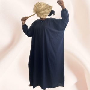 Abaya Meyssa Couleur Bleu Marine